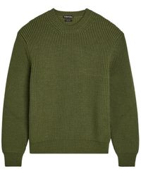 Tom Ford - Ribbed Crew-Neck Wool Jumper - Lyst