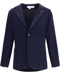 Lardini - Patch Pocket Single-Breasted Blazer - Lyst