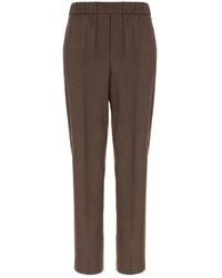 Peserico - Wool And Cashmere Trousers - Lyst