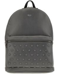 Jimmy Choo - Logo Printed Zip-Up Backpack - Lyst