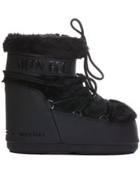 Moon Boot - Icon Low Faux-Fur Detail Boots - Lyst