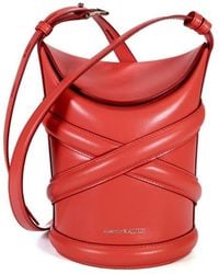 McQueen - The Curve Bucket Shoulder Bag - Lyst
