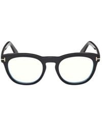 Tom Ford - Eyewear Round Frame Glasses - Lyst