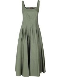 Max Mara - Studio Feltre Structured Bodice Midi Dress - Lyst