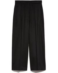 Max Mara - Studio High Waist Straight Leg Trousers - Lyst