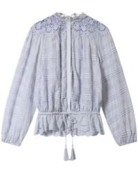 Isabel Marant - Polly Floral Lace Blouse - Lyst