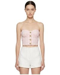 Marissa Chiara - Button Tube Top Vest - Lyst