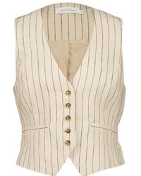 Zimmermann - Pinstripe Button Vest - Lyst