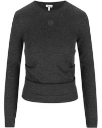 Loewe - Crewneck Long-Sleeved Jumper - Lyst