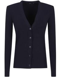 Weekend by Maxmara - V-Neck Knitted Cardigan - Lyst
