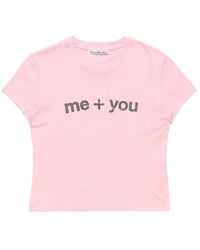 Acne Studios - Fitted Graphic T-Shirt - Lyst