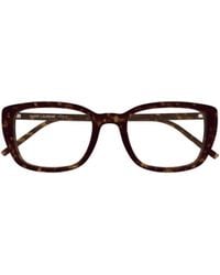 Saint Laurent - Eyewear Sl 776 Rectangular Glasses And Frames - Lyst