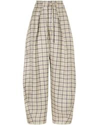 Kallmeyer - Clemence Pleated Plaid Casual Pants - Lyst