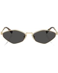 Miu Miu - Eyewear Irregular-Frame Sunglasses - Lyst