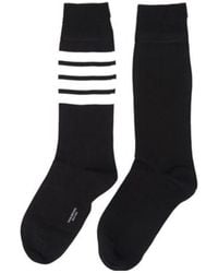 Thom Browne - 4-Bar Striped Socks - Lyst