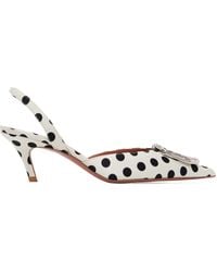 AMINA MUADDI - Camelia Sling 60 Pointed-Toe High-Heeled Sandals - Lyst
