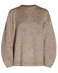 Fabiana Filippi - Speckled Crew-Neck Knitted Jumper - Lyst