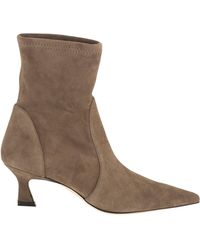 Stuart Weitzman - Vinnie Bootie 50 Suede Ankle Boots - Lyst