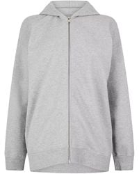 Ganni - Teddy Zip Hoodie - Lyst