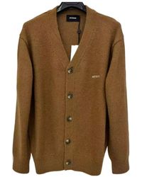 we11done - Long-Sleeved Knitted Cardigan - Lyst