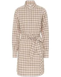 Burberry - Checked Lace Dress - Lyst