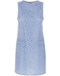 Iceberg - Floral Mini Dress - Lyst