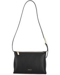 Off-White c/o Virgil Abloh - Logo Plaque Zip-Up Shoulder Bag - Lyst