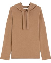 Max Mara - Eroico Drawstring Knitted Hoodie - Lyst
