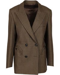 Blazé Milano - Houndstooth Double-Breasted Jacket - Lyst