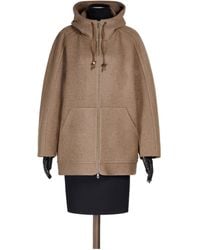 Max Mara - Atelier Hooded Oversized Coat - Lyst