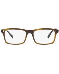 Oliver Peoples - Edelson Rectangle-Frame Glasses - Lyst