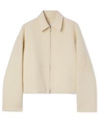 Jil Sander - Zip-Up Straight Hem Jacket - Lyst