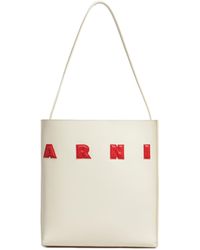 Marni - Museo Logo-Patch Small Shoulder Bag - Lyst