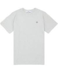 Stone Island - Compass-Patch T-Shir - Lyst