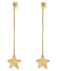 Jil Sander - Star Drop Earrings - Lyst