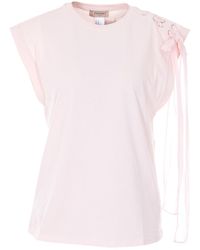 Pinko - Cape-Sleeve Crewneck Top - Lyst