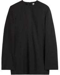 TOTEME - Totême Structured Long Sleeved Top - Lyst