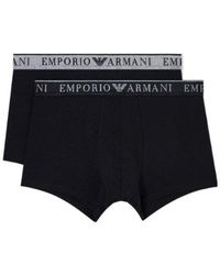 Emporio Armani - Two-Pack Of Endurance Logo Boxer Briefs - Lyst