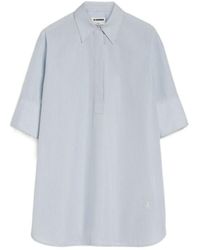 Jil Sander - Half Sleeved Relaxed Fit Shirt - Lyst