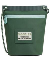 Moncler - Amoeba Logo Patch Messenger Bag - Lyst