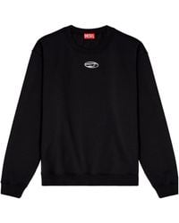 DIESEL - Norm-Iod Oval D Regular Sweatshirt - Lyst