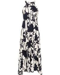 Brunello Cucinelli - Floral-Printed Sleeveless Maxi Dress - Lyst
