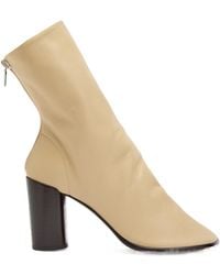 Lemaire - Square Toe Ankle Boots - Lyst