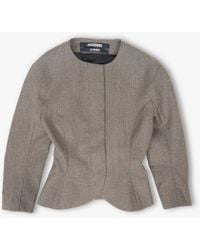 Jacquemus - Le Palmier Peplum Jacket - Lyst