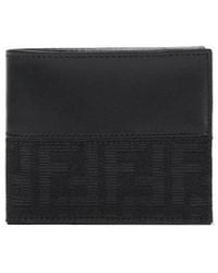 Fendi - Ff Jacquard Bi-Fold Wallet - Lyst