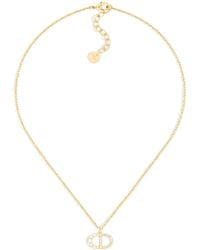 Dior - Petit Cd Duo Necklace - Lyst