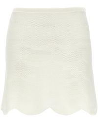 Tom Ford - Crochet Mini Skirt - Lyst