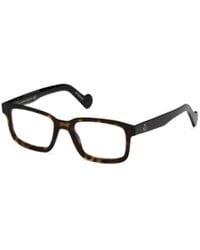 Moncler - Eyewear Rectangular Frame Glasses - Lyst