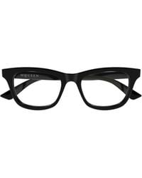McQueen - Eyewear Square Frame Glasses - Lyst