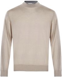 Eleventy - Mock-Neck Sweater - Lyst